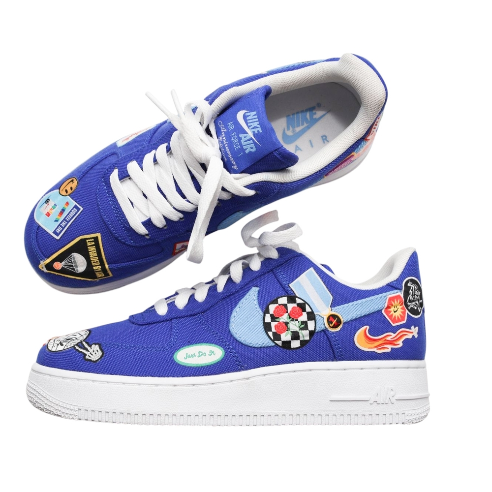 Nike Blue and White Sneakers